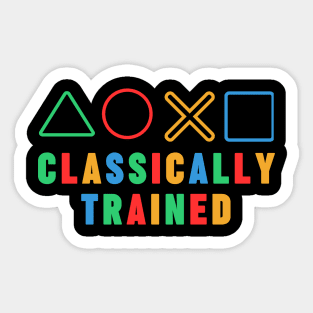 Controller Classically Trained Graphic Sticker